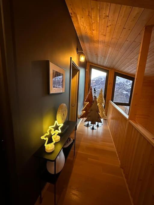 Chalet D'Architecte Avec Vue Panoramique Allos Exterior photo
