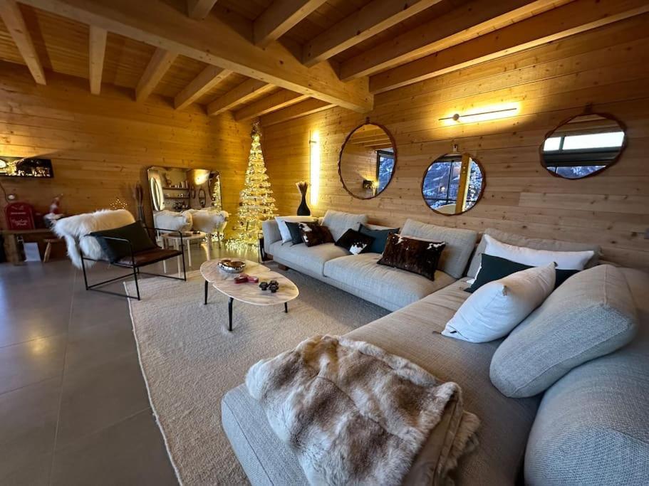 Chalet D'Architecte Avec Vue Panoramique Allos Exterior photo