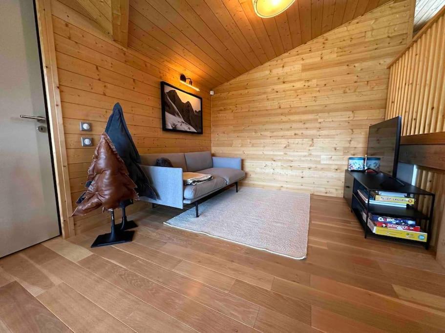 Chalet D'Architecte Avec Vue Panoramique Allos Exterior photo